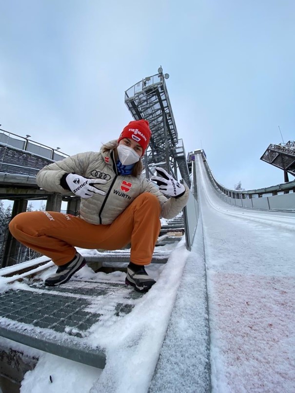 Josephin Laue bei der Junioren-WM in Lahti 2021